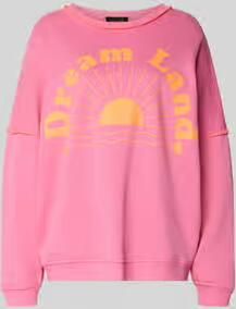 Miss goodlife Oversized sweatshirt met geribde boorden