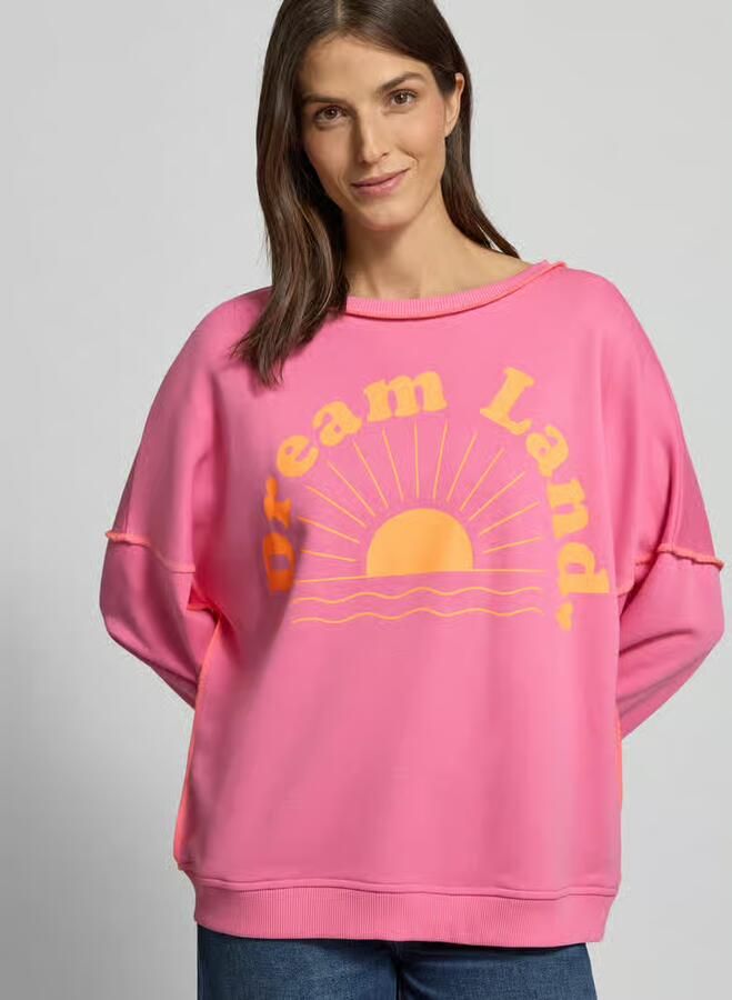 Miss goodlife Oversized sweatshirt met ribboorden - Foto 2