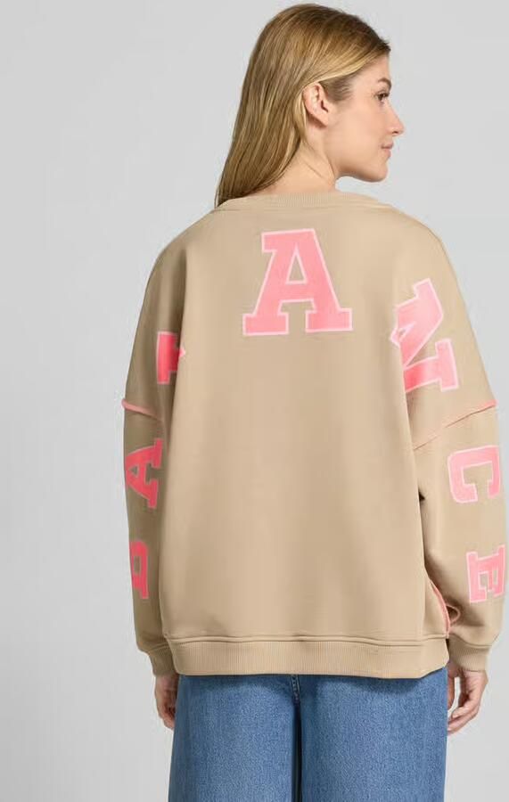 Miss goodlife Oversized sweatshirt met statementprint