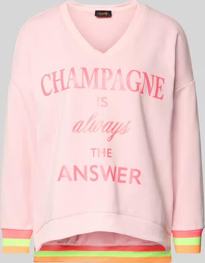 Miss goodlife Oversized sweatshirt met V-hals