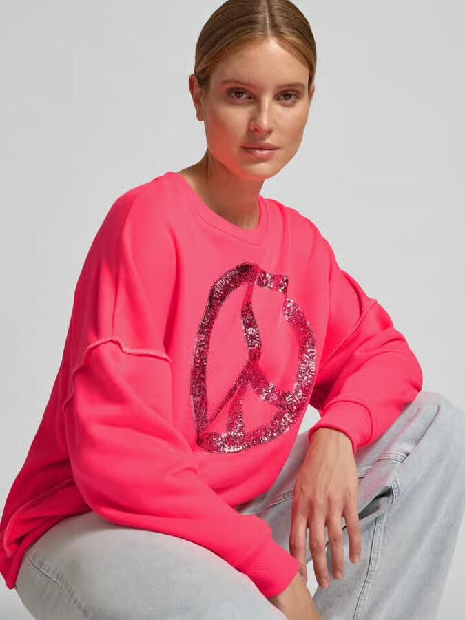 Miss goodlife Oversized sweatshirt van katoenmix