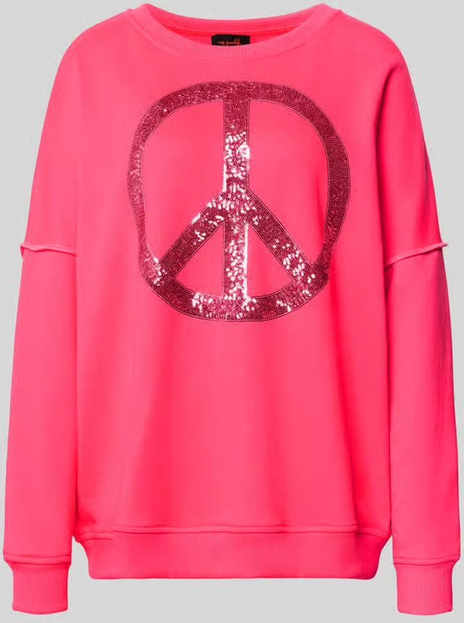Miss goodlife Oversized sweatshirt van katoenmix - Foto 2