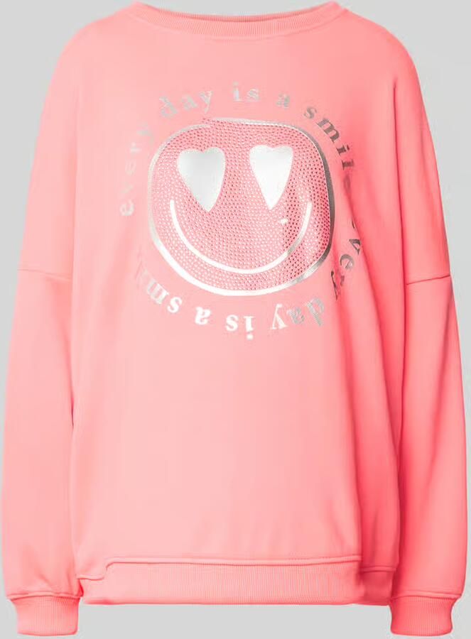 Miss goodlife oversized sweatshirt van katoenmix model 'Everyday' - Foto 2