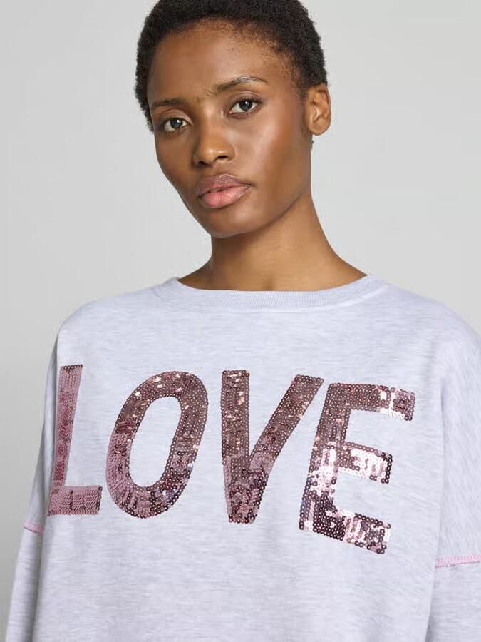 Miss goodlife oversized sweatshirt van pure katoen model 'Love'