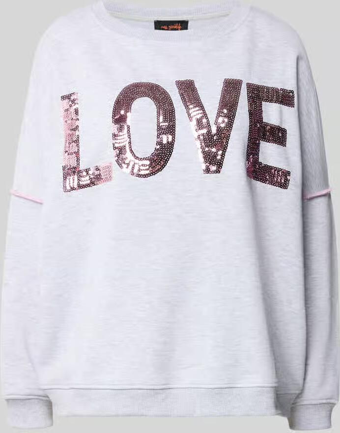Miss goodlife oversized sweatshirt van pure katoen model 'Love' - Foto 2