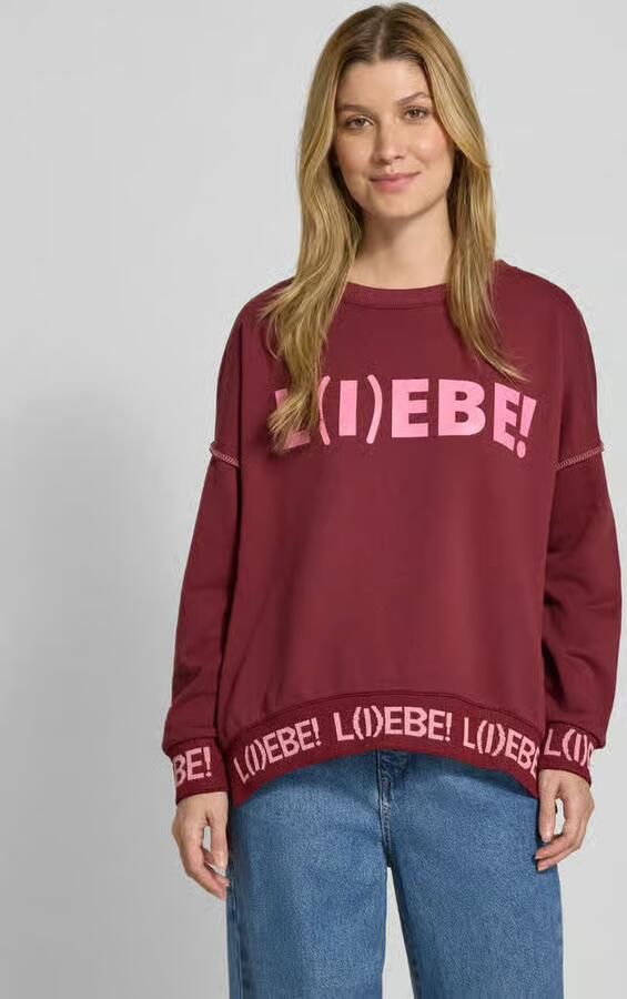 Miss goodlife Oversized sweatshirt van puur katoen - Foto 2