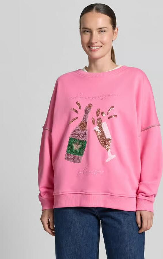 Miss goodlife Oversized sweatshirt van puur katoen - Foto 3