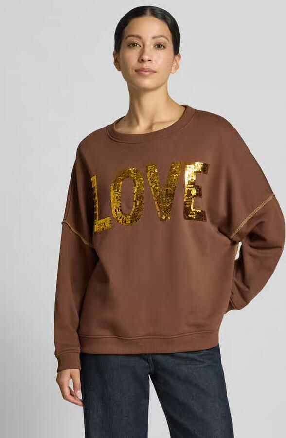 Miss goodlife oversized sweatshirt van puur katoen model 'LOVE' - Foto 2
