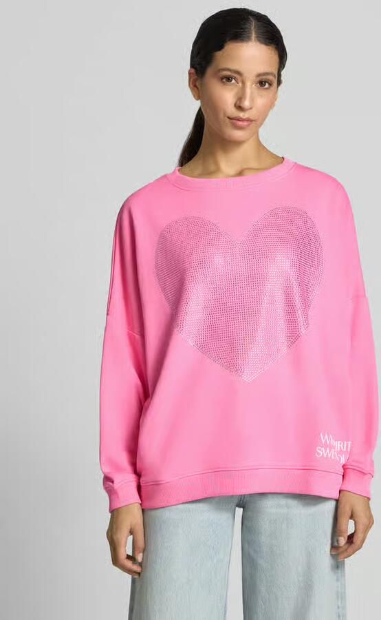 Miss goodlife oversized sweatshirt van puur katoen model 'Sweet Soul' - Foto 3