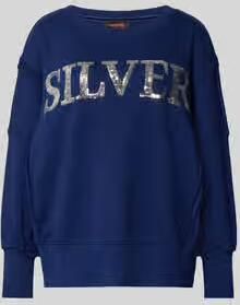 Miss goodlife oversized sweatshirt van puur katoen model 'Wide Silver'