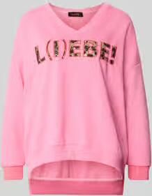 Miss goodlife oversized sweatshirt van zuiver katoen model 'L(I)EBE'