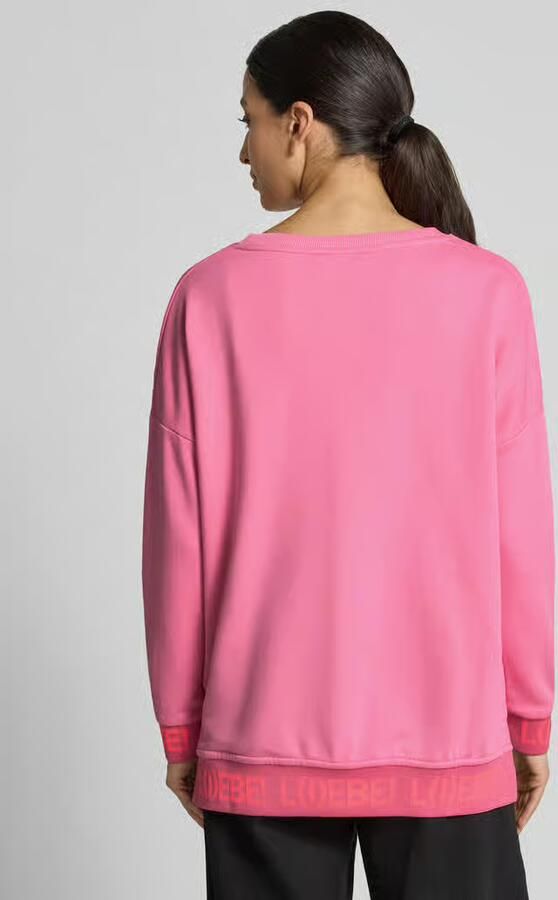 Miss goodlife oversized sweatshirt van zuiver katoen model 'L(I)EBE' - Foto 2