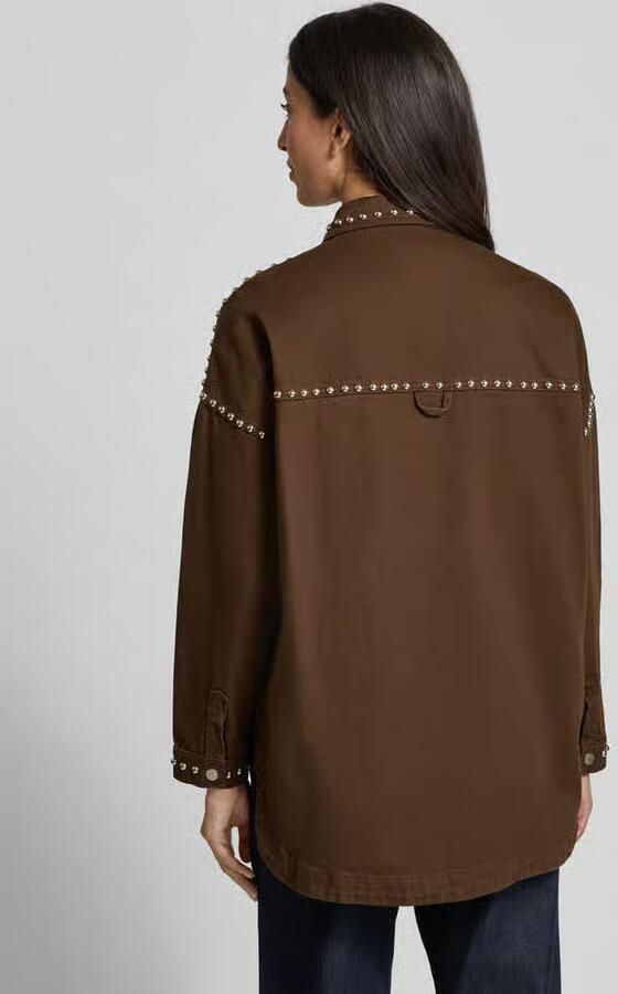 Miss goodlife Relaxed fit jeansblouse met studs model 'Studs'