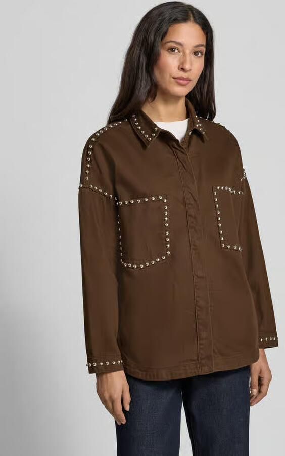 Miss goodlife Relaxed fit jeansblouse met studs model 'Studs' - Foto 2