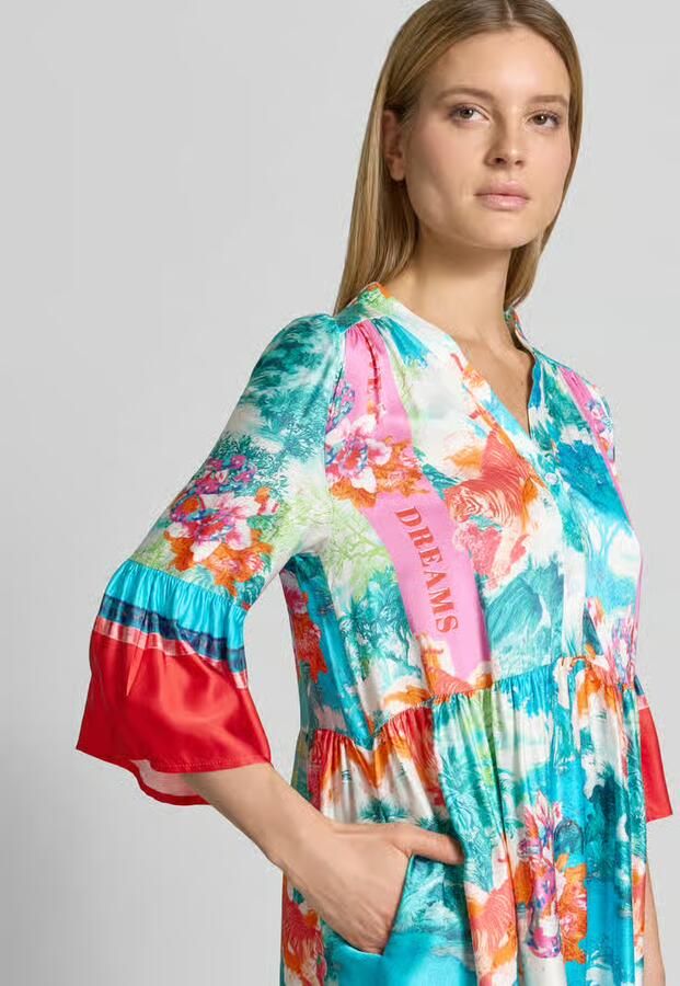 Miss goodlife relaxed fit mini-jurk van pure viscose model 'Breeze'