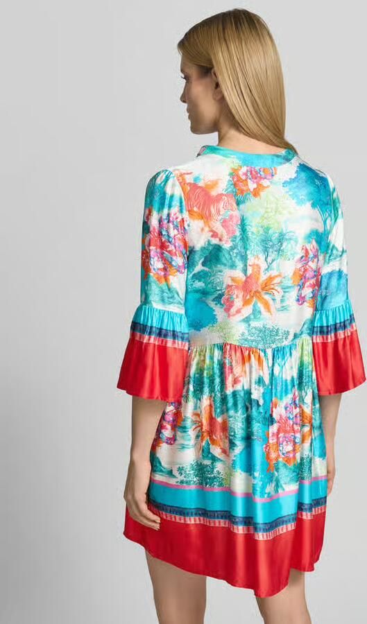 Miss goodlife relaxed fit mini-jurk van pure viscose model 'Breeze' - Foto 3