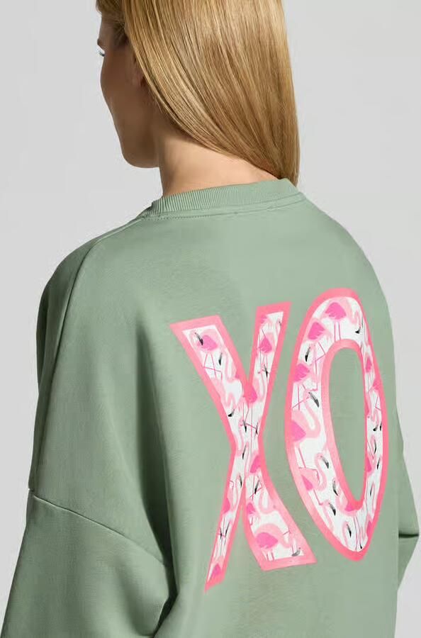 Miss goodlife Relaxed fit sweatshirt met pailletten model 'XO' - Foto 2