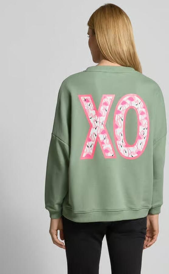 Miss goodlife Relaxed Fit sweatshirt met paillettenversiering model 'XO' - Foto 2