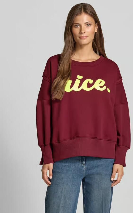 Miss goodlife Relaxed fit sweatshirt met statementprint en ronde hals - Foto 2