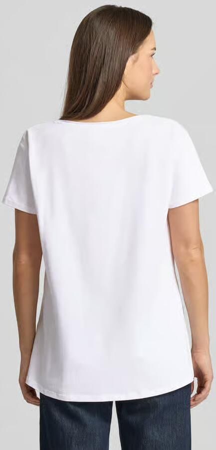 Miss goodlife Relaxed fit T-shirt met paillettenversiering model 'Martinis Manolos' - Foto 3