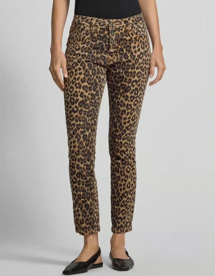 Miss goodlife Slim fit jeans met knoopsluiting - Foto 2