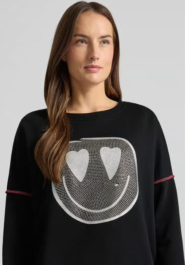 Miss goodlife Sweatshirt met labeldetail - Foto 2