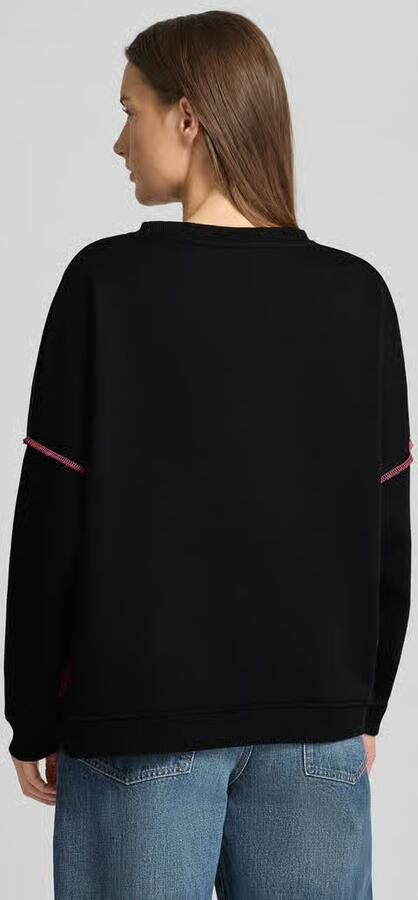 Miss goodlife sweatshirt met Labeldetail - Foto 3