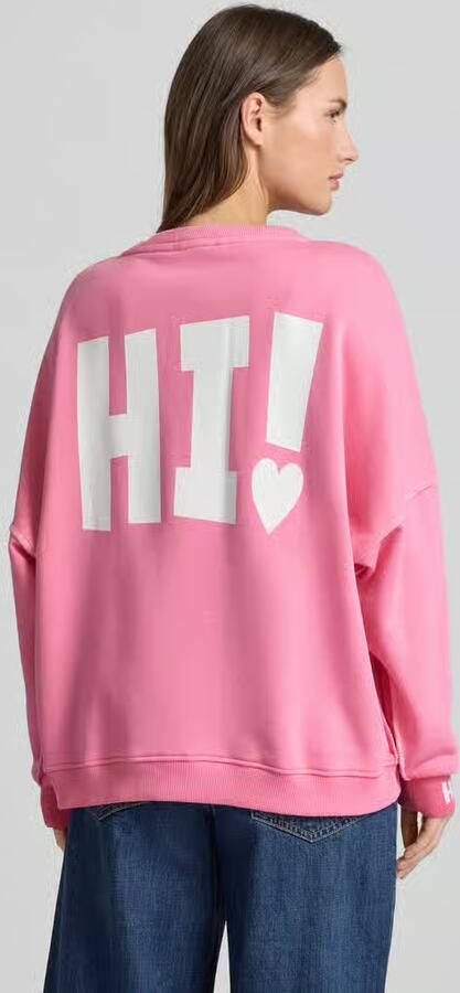Miss goodlife sweatshirt met Labeldetail - Foto 4