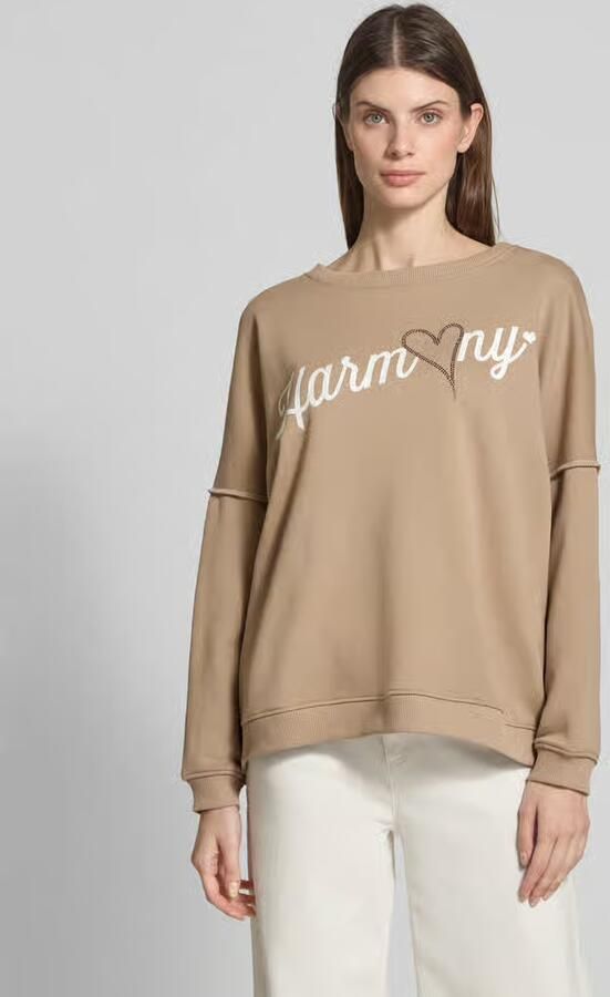 Miss goodlife Sweatshirt met statementprint en ronde hals - Foto 2