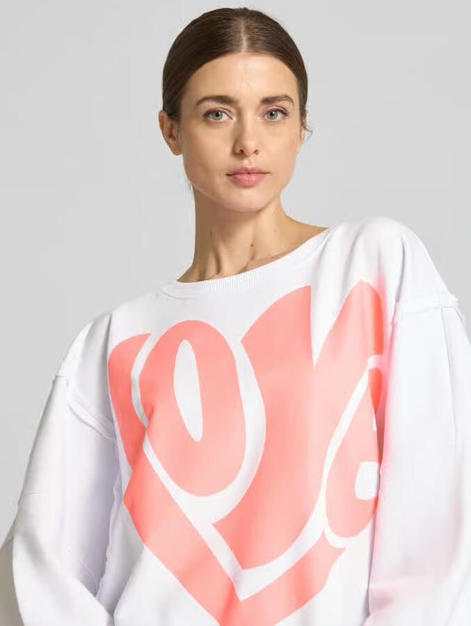 Miss goodlife Sweatshirt met statementprint