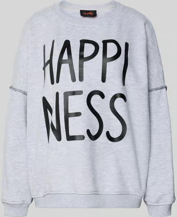 Miss goodlife Sweatshirt met statementprint