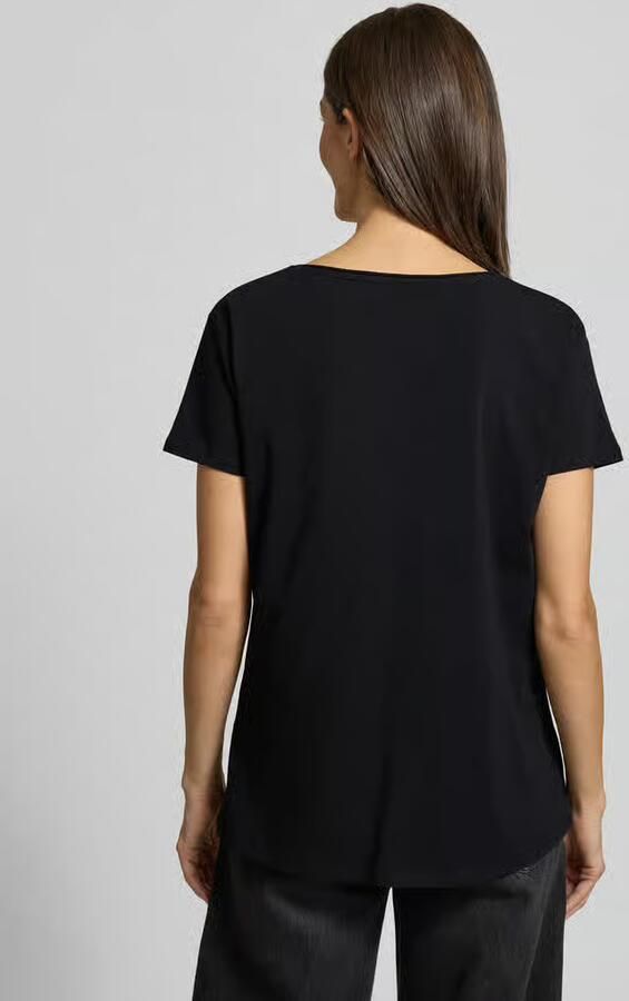 Miss goodlife T-shirt met labeldetail