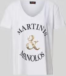 Miss goodlife T-shirt met labelprint