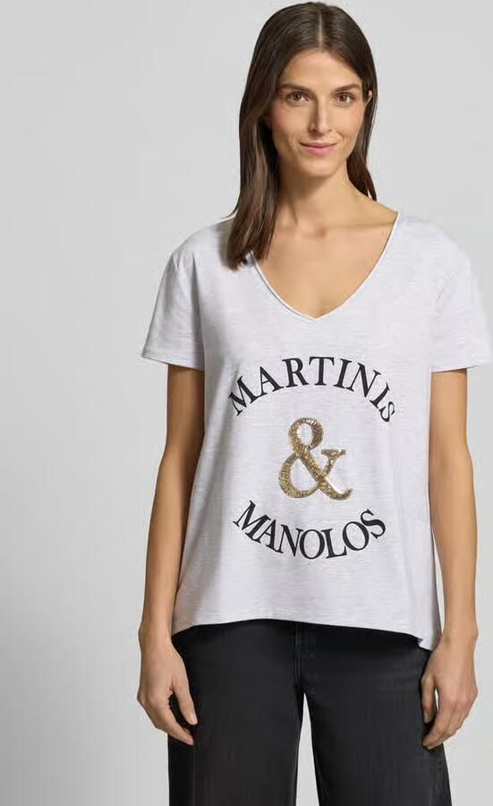 Miss goodlife T-shirt met labelprint - Foto 3