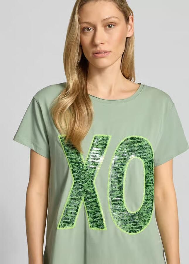 Miss goodlife t-shirt met pailletten