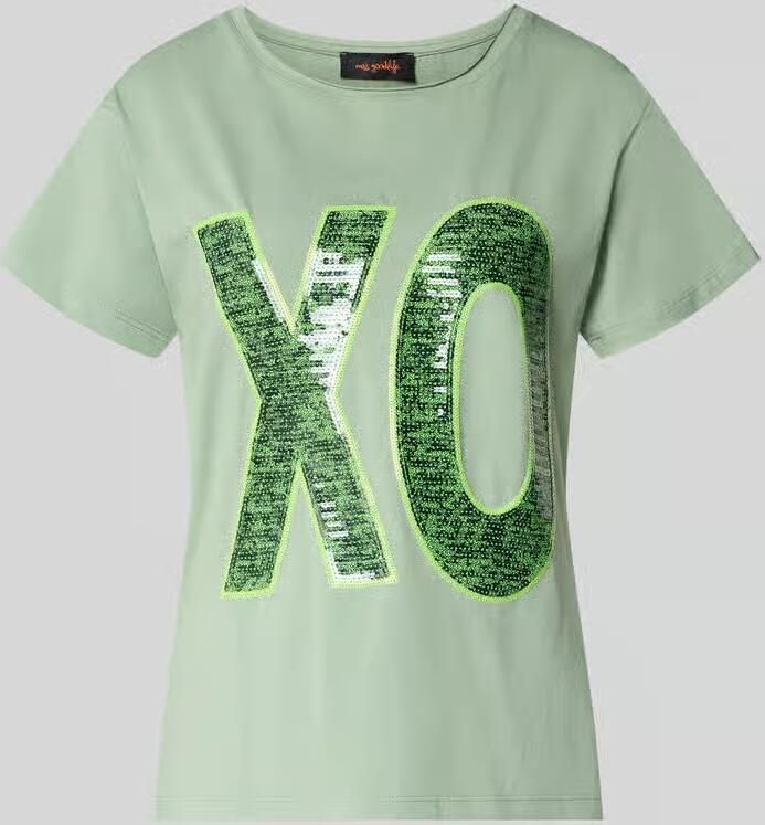 Miss goodlife t-shirt met pailletten - Foto 2