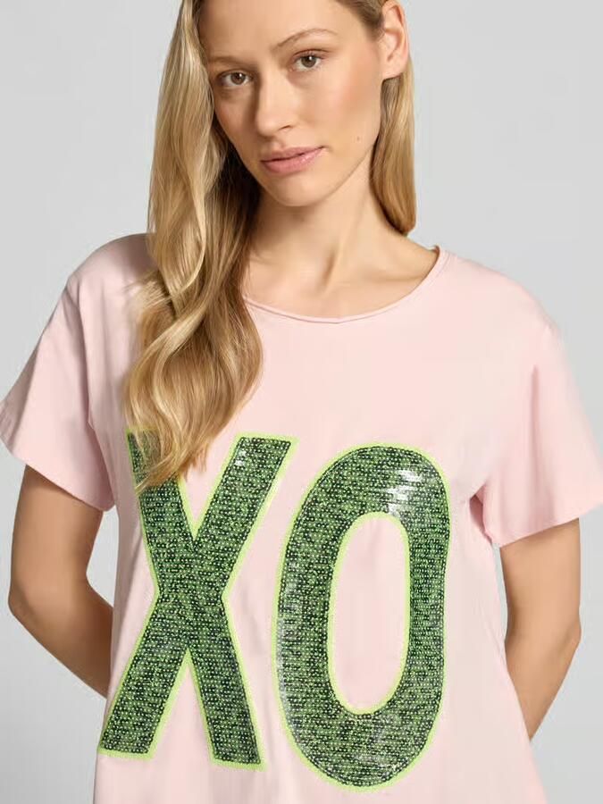 Miss goodlife t-shirt met pailletten