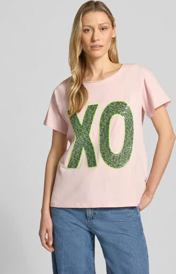 Miss goodlife t-shirt met pailletten - Foto 3