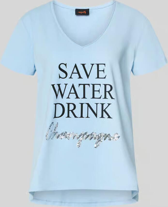 Miss goodlife T-shirt met Statementprint - Foto 2