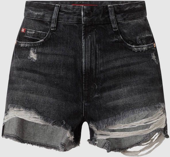 Miss Sixty Korte jeans van een mix van katoen en hennep