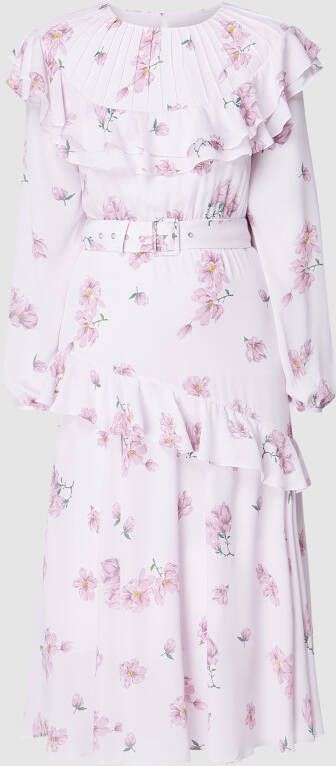 Miss Sixty Maxi-jurk met bloe motief