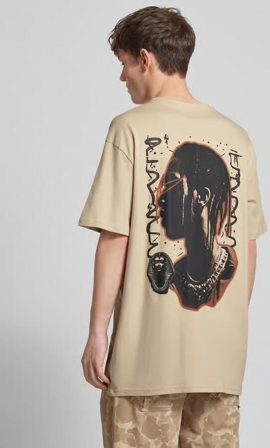 Upscale by Mister Tee Giza Oversize Tee T-shirts Kleding wetsand maat: XL beschikbare maaten:XS S M L XL