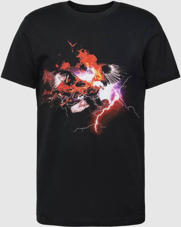 Mister tee T-shirt met motiefprint