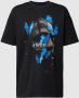 Upscale by Mister Tee Le Papillon Oversize Tee T-shirts Kleding black maat: XS beschikbare maaten:XS S M L XL - Thumbnail 1