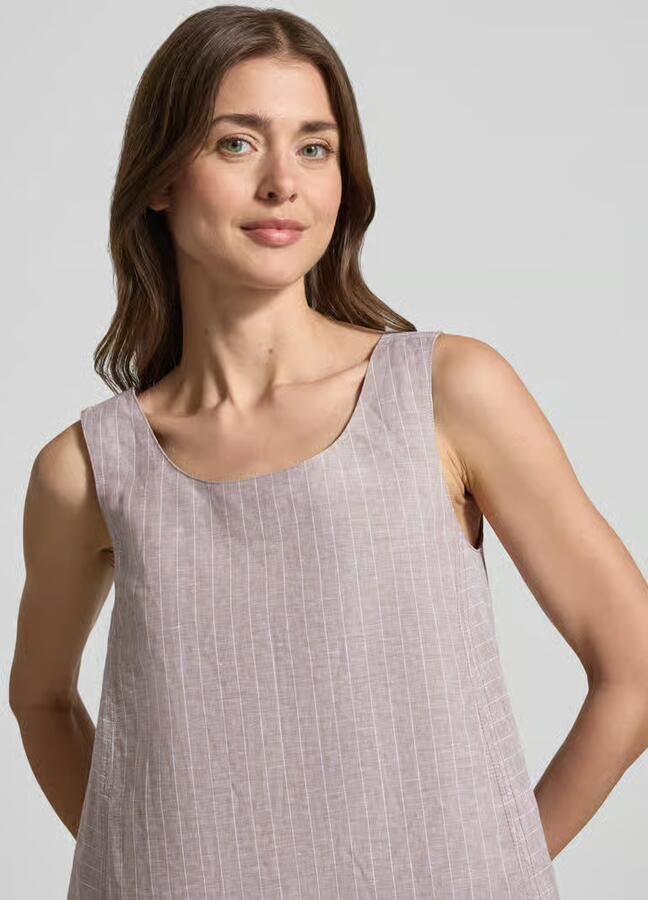 MM by Max Mara Blousetop van linnenmix met brede bandjes
