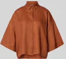 MM by Max Mara Boxy fit linnen blouse met 3 4-mouw model 'RITO'