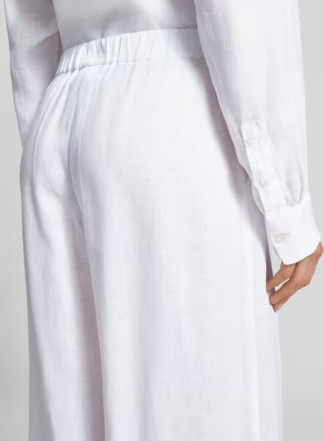 MM by Max Mara Culotte van linnen met elastische band model 'CANNETI'