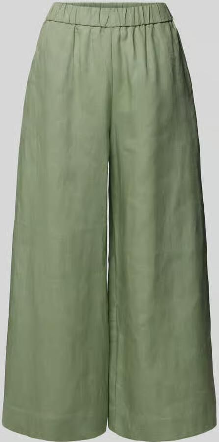 MM by Max Mara Culotte van linnen met elastische band model 'CANNETI' - Foto 2