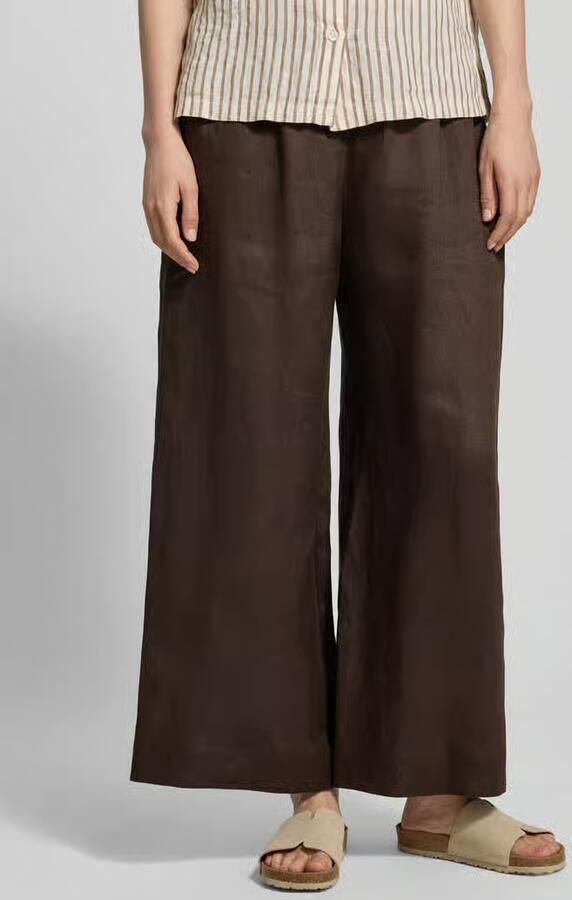 MM by Max Mara Culotte van linnen met elastische band model 'CANNETI' - Foto 2