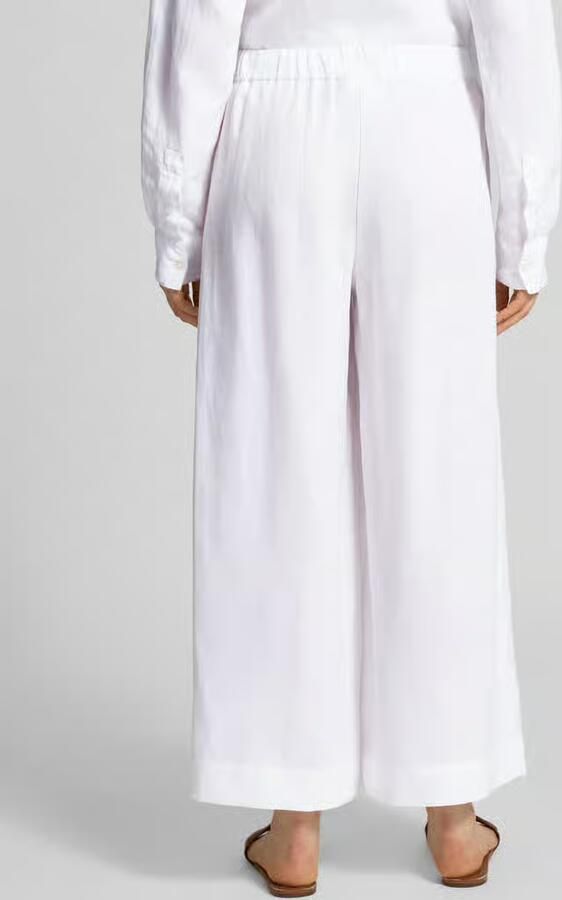 MM by Max Mara Culotte van linnen met elastische band model 'CANNETI'